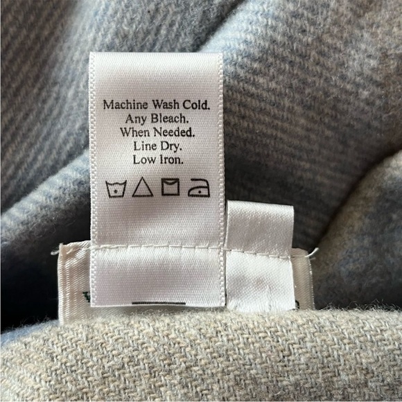 Coldwater Creek Wool Flannel Oversize Shacket Women's Medium Winter Layer Snowy - Picture 5 of 7